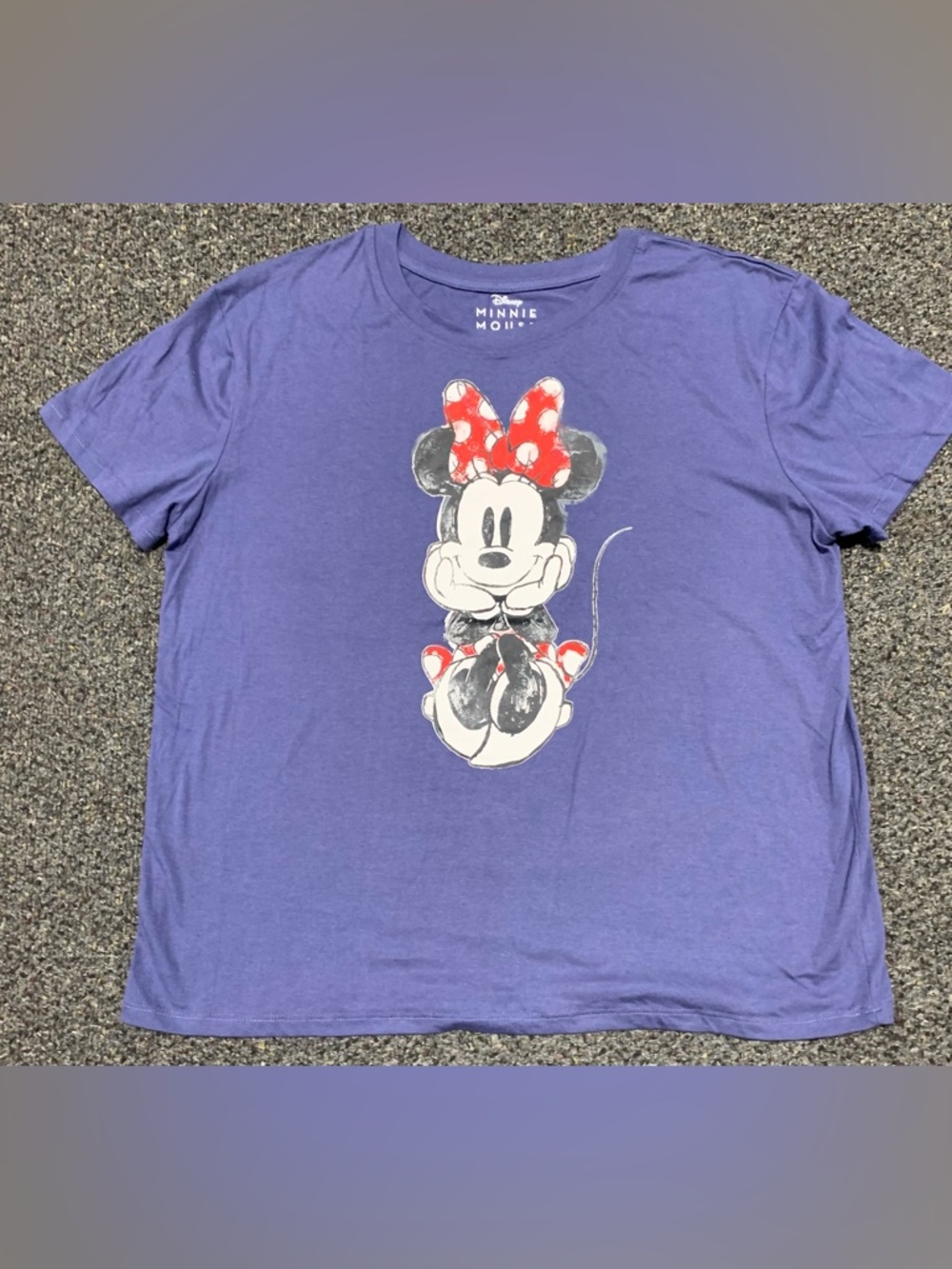 Two Disney Minnie Mouse womens XL shirts -see both photos